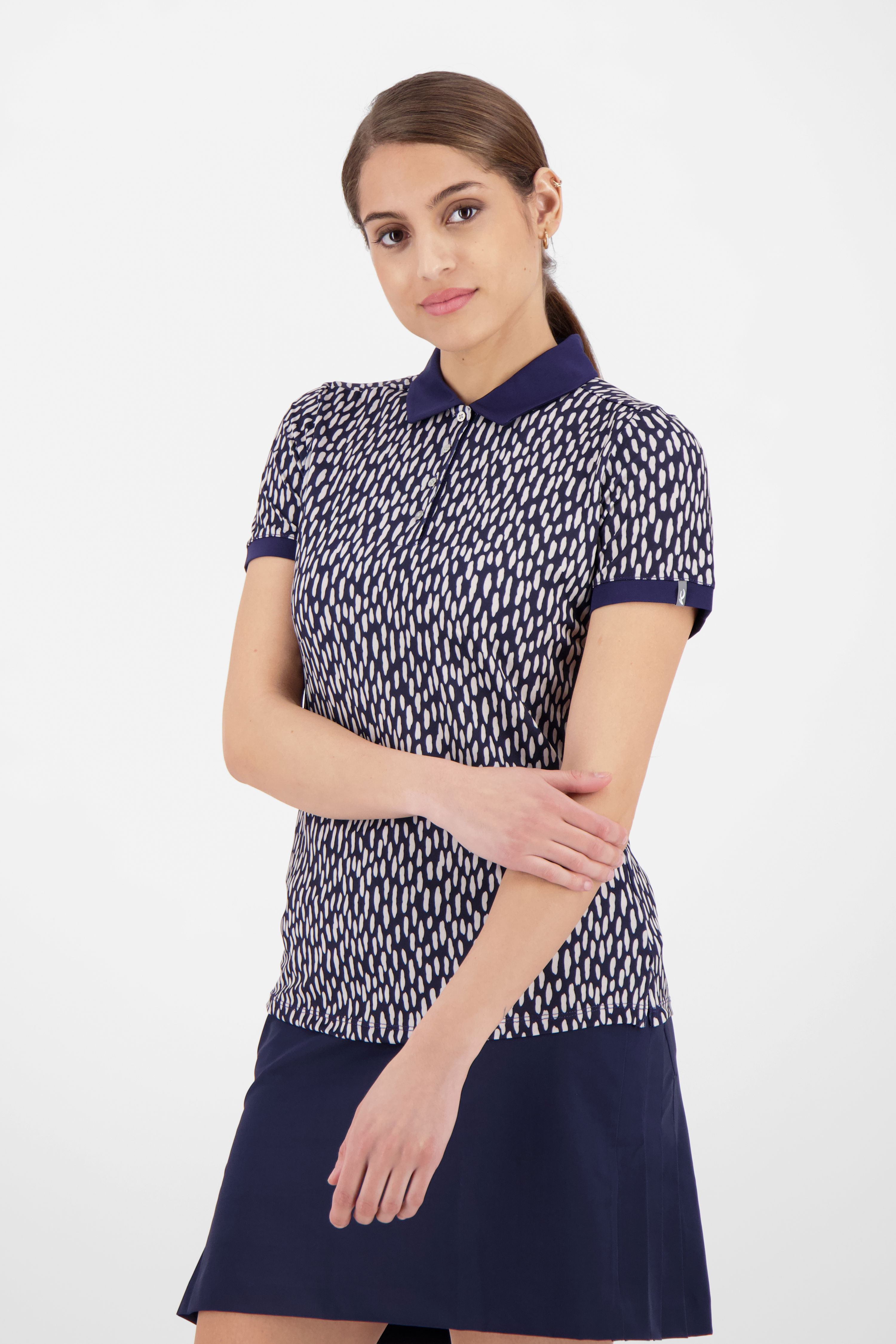 Enya Printed Polo S/S Enya Printed Polo S/S